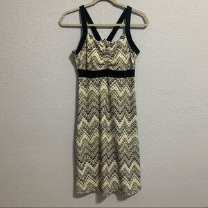 Prana Amaya Black And White Tank Dress